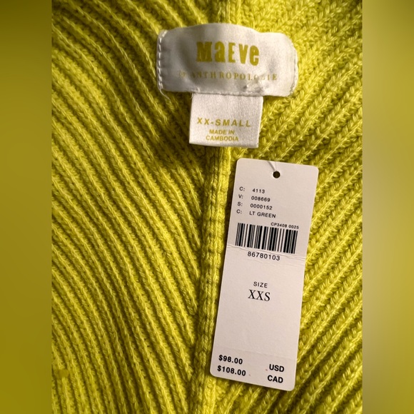 Anthropologie Maeve Cropped Turtleneck Sweater - Picture 8 of 8